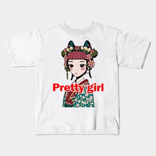 Pretty girl Kids T-Shirt